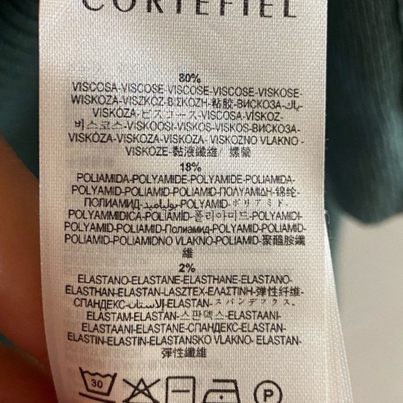 Cortifiels Mint Green Ribbed Cardigan button up Sz 8 NWT - Picture 6 of 6